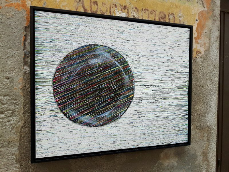 Blick ins Universum 2019, 80×100 Acryl-Lack LW, € 2.600